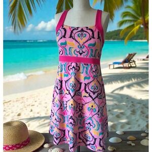 Soybu Pink Henna Tahiti Dress New With Tags Racerback Workout Athleisure Size M